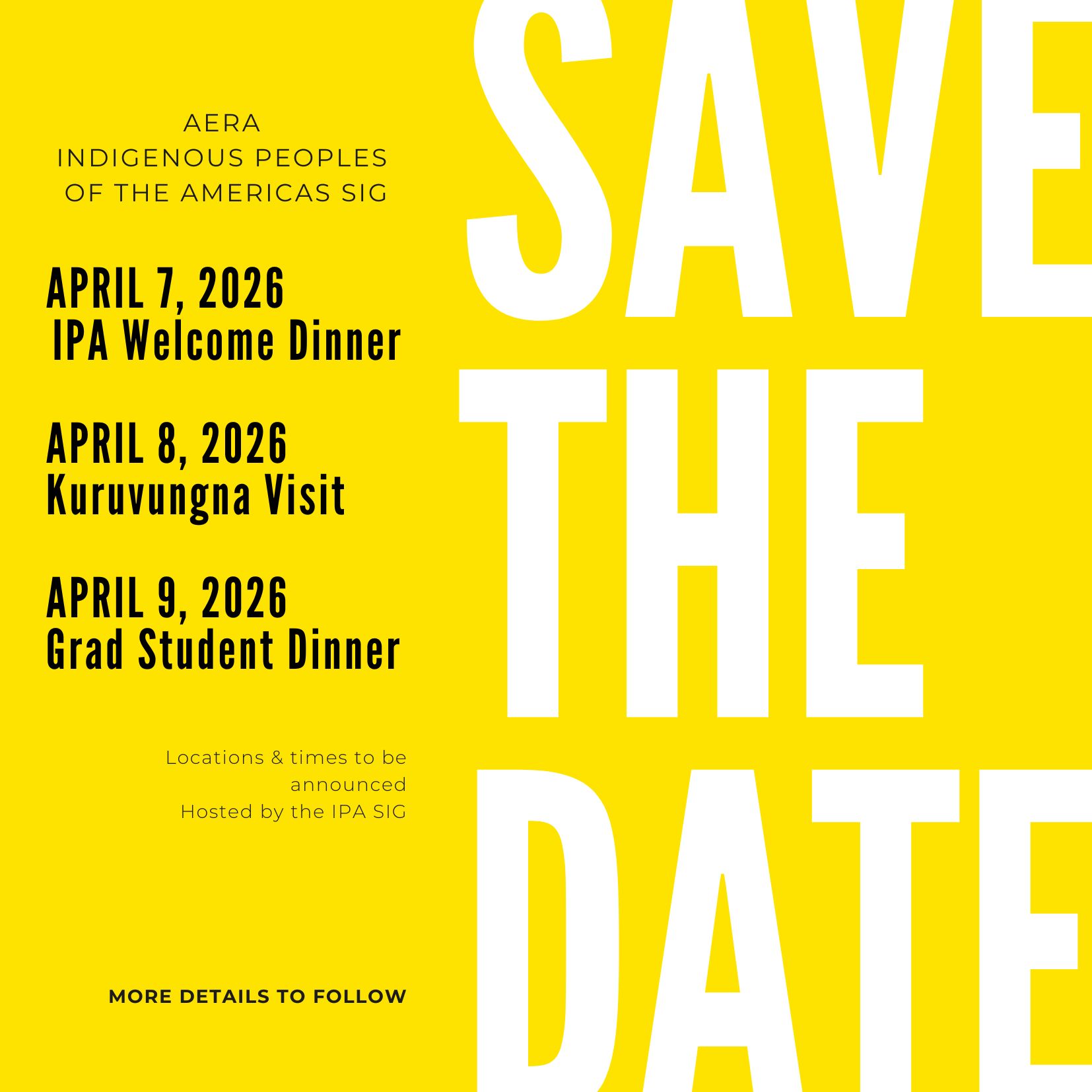 IPA Save the Date